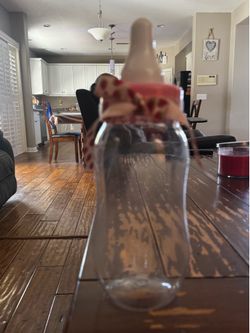 Baby shower bottle.