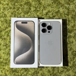iPhone 15 Pro | 128GB | Natural Titanium | Factory Unlocked *READ DESCRIPTION*