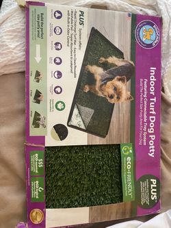 Indoor turf doggy potty