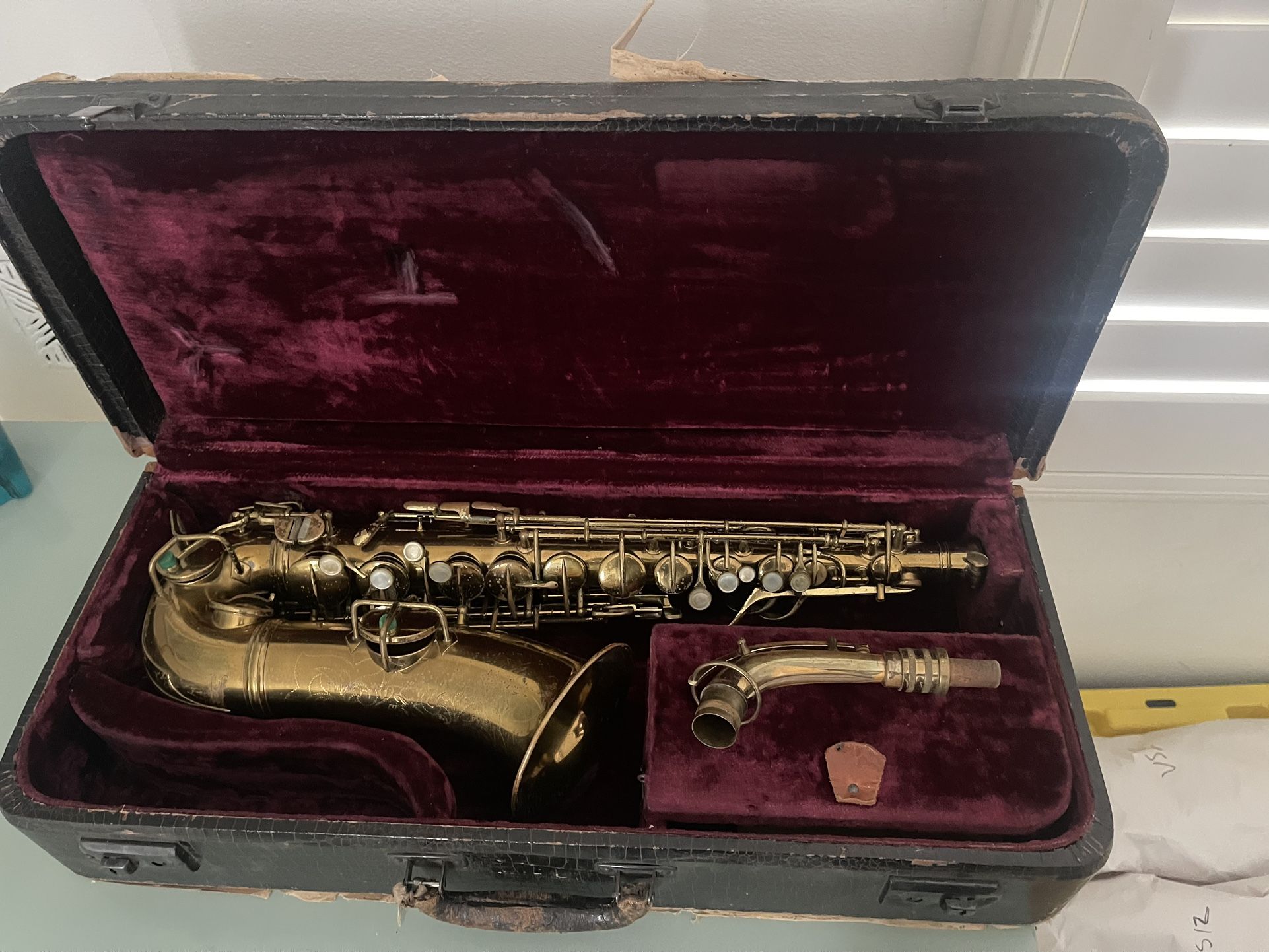 Vintage 1920s C.G. Conn Alto Saxophone Celebrity Owned