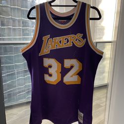 Magic Johnson Lakers Jersey