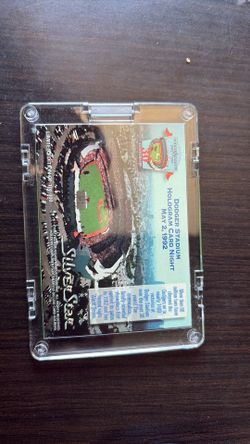 Dodger Stadium hologram card1992