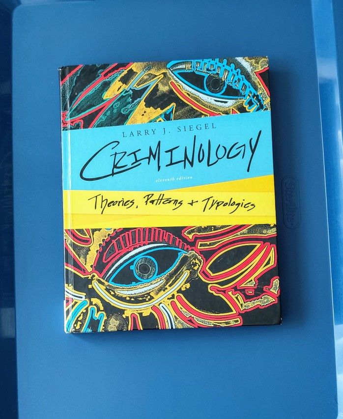 Textbook (Criminology: Theories, Patterns And Typologies)