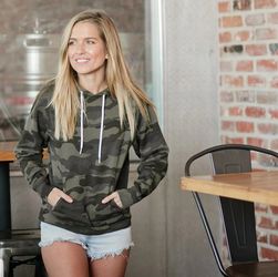 Camo Hooded Sweatshirt