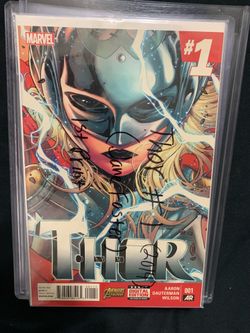 Thor #1-1st app of Jane Foster as Thor-2014