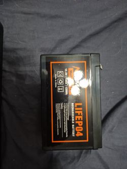 LiFePO4 Rechargeable Battery 12.8V 10Ah