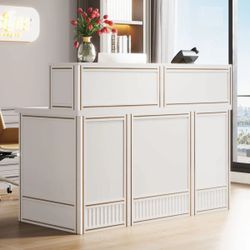 Tribesigns Reception Desk with Counter