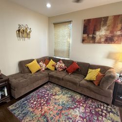 L Sectional Sofa Set