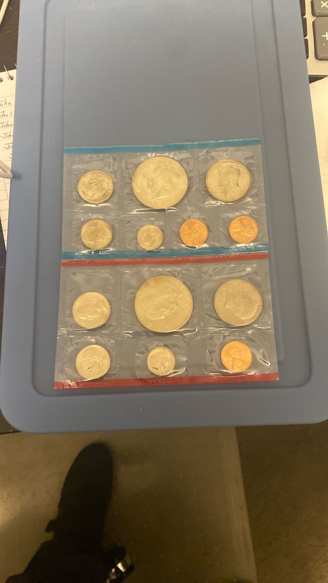 1973 United States Mint Uncirculated Mint Set.