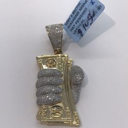 Diamond Gold Pendant New 