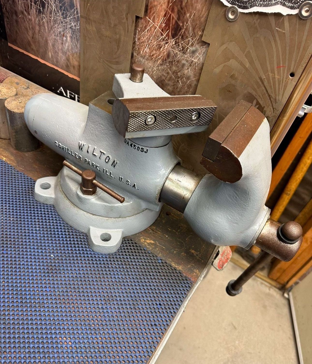 Wilton swivel Vise Vice swivel base Machinist garage tool welder fabrication