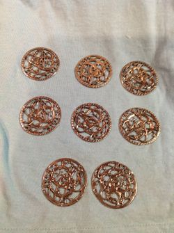 Circular charms for jewelry/ craft making