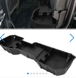 Rear Under Seat Cargo Storage tool Box tray 2007-2018 Chevy Silverado Sierra 1500, 2500 3500
