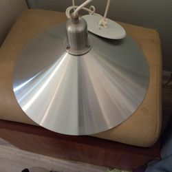 Chrome Ceiling Hanging Lamp Had Over Small Kitchen Table Great Condition  15 Obo