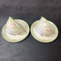 Vintage Meito China Formal Garden set