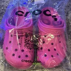 Pink Crocs New 