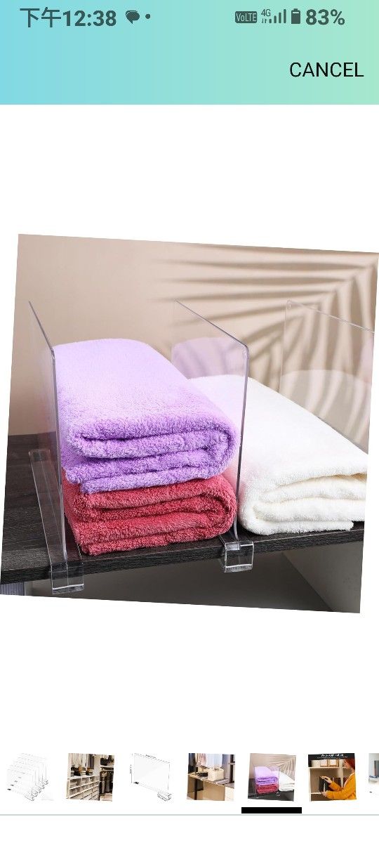 6 Pcs Closet Organizer Dividers Sturdy Shelf Separators for Vertical Storage Easy to Use Material for Wardrobe Pantry Bookshelf Organization