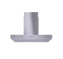Shop Vissani Lora 30 in. 350 CFM Convertible T-Shape Wall Mount Range Hood in Stainless Steel with Charcoal Filters and LED Lighting