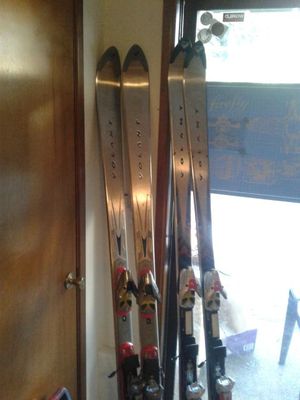 Two Sets Of Volant Skis Titanium Stainless Steel For Sale In