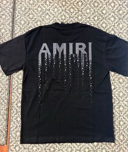 Black Amiri shirt with shiny stones size S