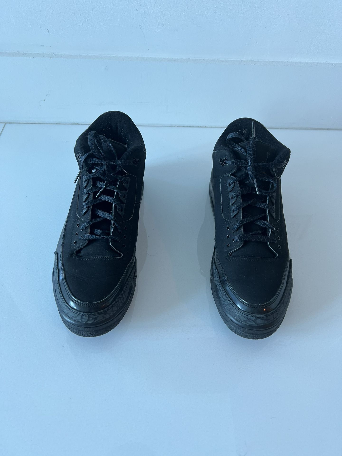 β« Jordan 3 Retro Black Cat Size 14