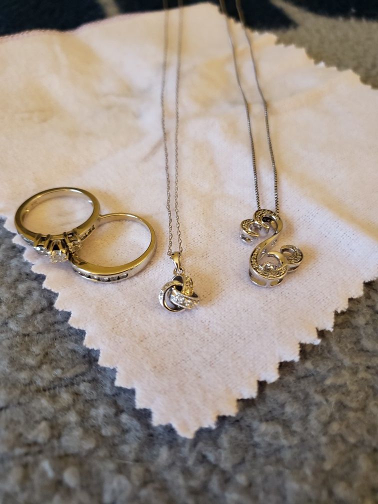 Wedding rings and Necklaces