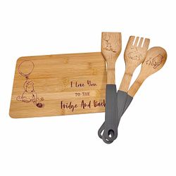 New Classic Winnie The Pooh Board and Utensils