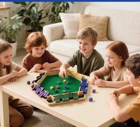 Wooden 6-Player Shut the Box Dice Game