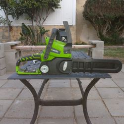 Greenworks Chainsaw 10" NO BATTERY Included