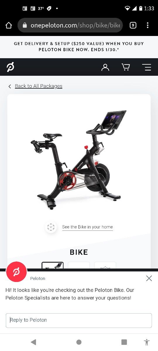 Peletron Interactive Exercise Bike