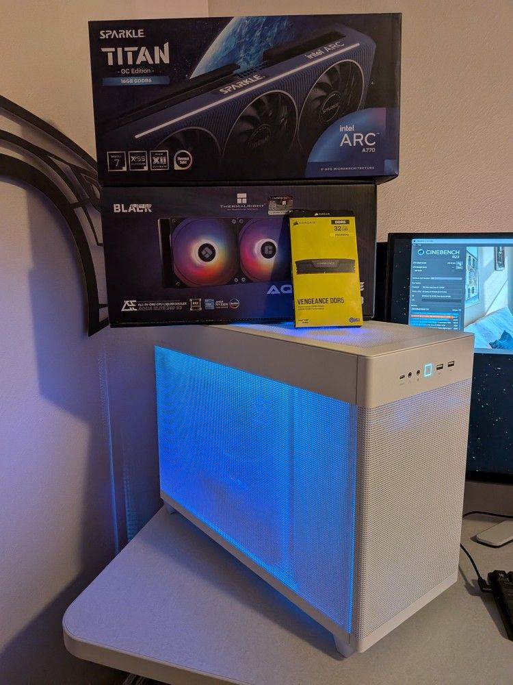 Small Gaming Computer - Intel 13700 i7, Nvidia Rtx 3070, Arc A770 16gb, 32 GB DDR5