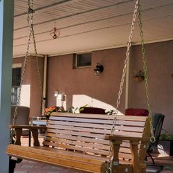 3-Seater Wooden Porch Swing- PSX005U