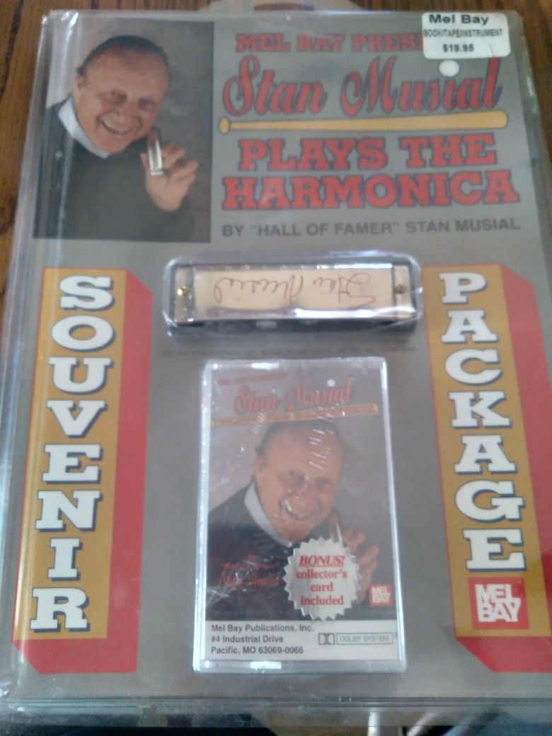 Stan Musial Harmonica Package