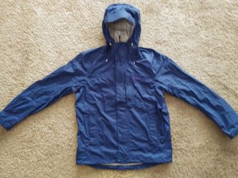 Ll bean nylon rain windbreaker jacket sz sm