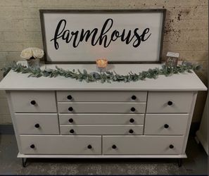 Real wood dresser