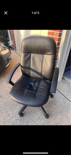 Black Office Chair Rolling Swivel Height Adjustable