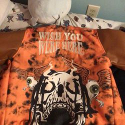 Travis Scott Orange Brown Varsity Jacket Custom for Sale in Whitman, MA -  OfferUp
