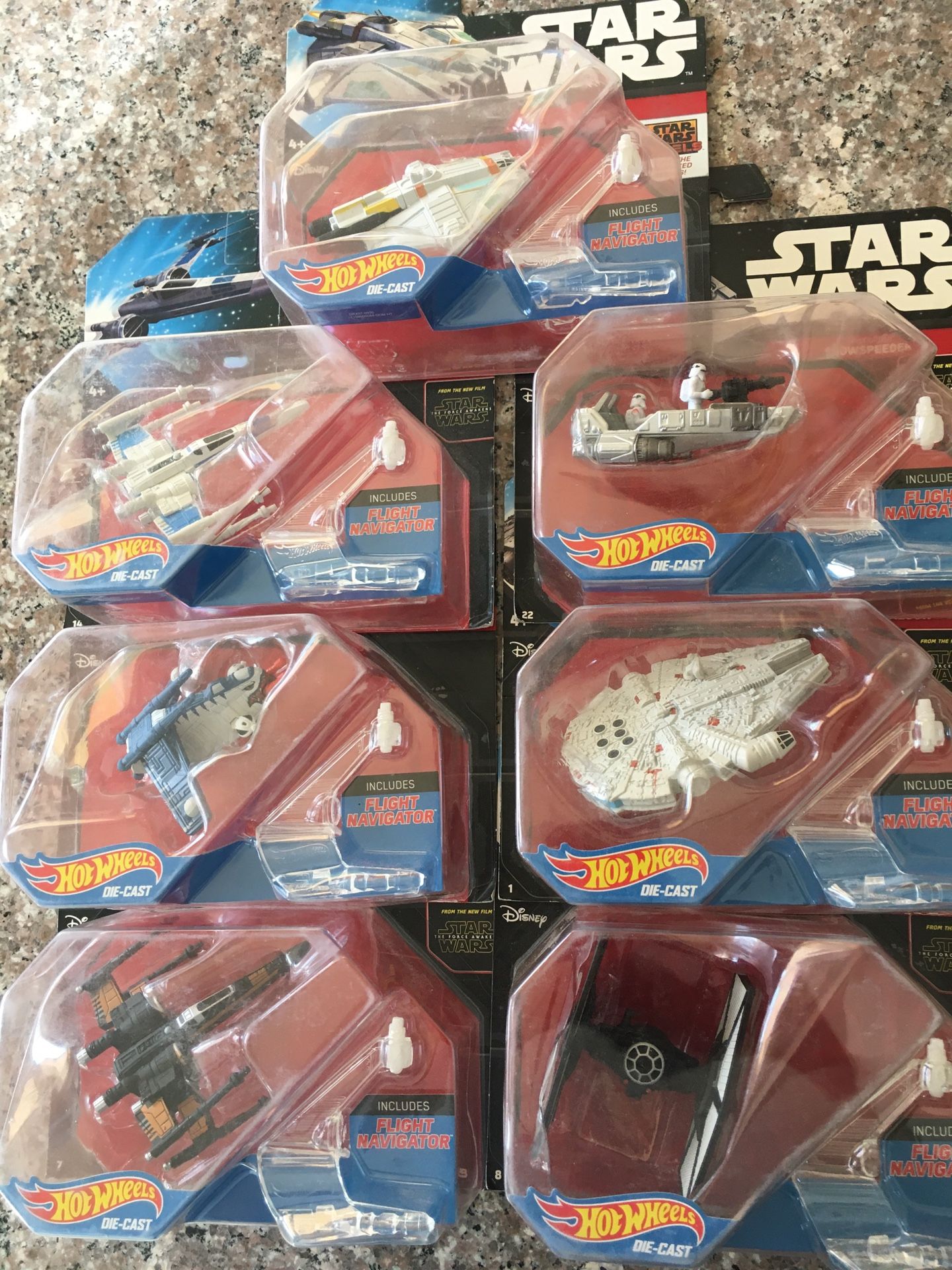 Star Wars hot wheels Disney diecast collectible
