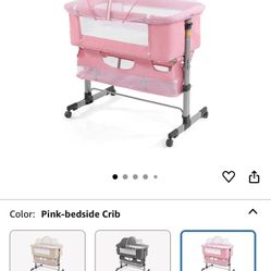 Pink bassinet 