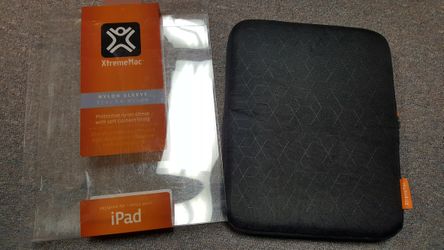 Brand New Ipad Protective Nylon Sleeve W/ Soft Cushioning Lining