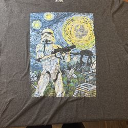  Star Wars Stormtrooper Starry Night T Shirt XL Men's