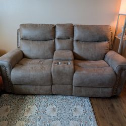 Power Reclining Sofa And Loveseat