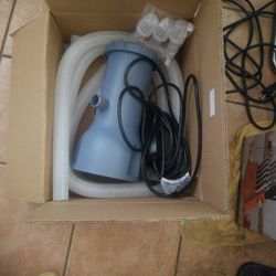 New Aboveground Pool Pump/80$