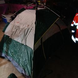 Person 2- 3 with Windows Double Layer Large Space Folding Tent