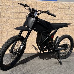 GT73 Electric E-Bike Dirt Bike Style Full Suspension, 25 Inch Deal Dirt Bike Tires, 37mph, 2 Batteries 