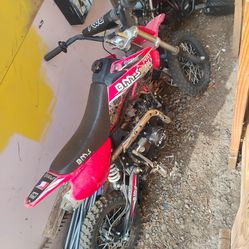 Bms 110cc pit bike & pw 50 Yamaha for trade