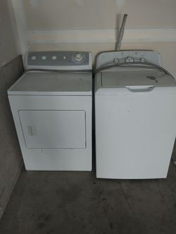 Washer & Dryer "Hotpoint Washer" "Fridaire Dryer"