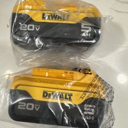 Dewalt 5ah batteries