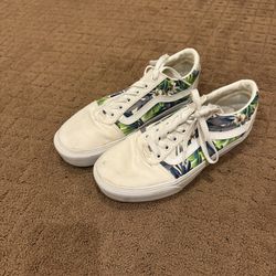 Platform Old School Vans size 8.5