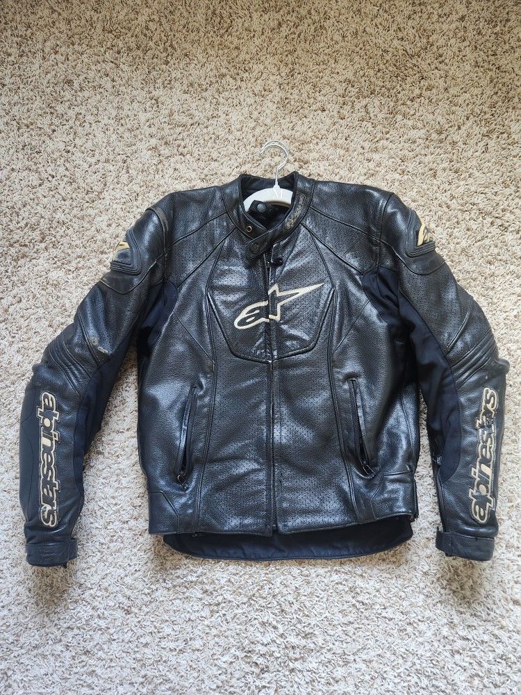 Alpinestars Leather Moto Jacket US 40